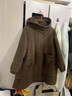 衣典零一（LEDIALYI）加絨加厚派克棉服女中長款2024冬季女裝新款中年寬松棉衣棉襖外套 軍咖色 XL 【推薦140-150斤】 曬單實拍圖