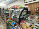 致途甜品慕斯熟食超市便利店吧臺商用風冷蛋糕展示柜冷藏保鮮柜冰柜小型臺式冰箱 不銹鋼弧形 0.9米 曬單實拍圖