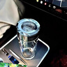 SUMO EGGS天然原礦石水晶杯大容量耐高溫密封車載茶水分離杯高檔男士泡茶杯 400毫升【約7cm*20cm】 曬單實拍圖