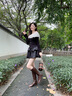 迪芙斯（D:FUSE）【店長(zhǎng)力推】新款冬季新款長(zhǎng)靴女方頭彈力瘦瘦靴及膝靴長(zhǎng)筒靴女 復(fù)古棕色（主推款長(zhǎng)靴） 38 曬單實(shí)拍圖