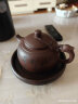 茶适壶承 黑檀木实木壶垫茶壶垫功夫茶具配件茶杯垫壶托垫锡荷花C5107 实拍图