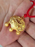 中國珠寶 SINO GEM黃金平安鎖吊墜小福鎖足金長命鎖嬰兒項(xiàng)鏈大人鈴鐺掛墜周歲滿月禮 足金平安鎖+品牌禮盒 金重約2g 曬單實(shí)拍圖
