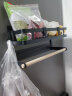 欧润哲 厨房置物架壁挂 保鲜袋收纳免打孔磁吸冰箱侧挂架 实拍图