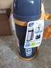 膳魔師（THERMOS） 新款真空304不銹鋼保溫大容量戶(hù)外運動(dòng)壺FFW-1000/FDH-2005 2000毫升淺灰附杯套GY 曬單實(shí)拍圖