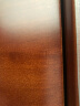 祥云虎斑 书桌实木书桌学习桌现代简约电脑桌学生写字桌椅置物架书房家具 胡桃色 0.8*0.6米 书桌 实拍图