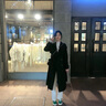 HMRSV風衣女中長款2025春秋新款韓版小個子流行英倫風大衣過膝外套上衣 黑色 XL （建議體重125-140斤） 曬單實拍圖