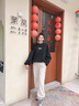 凱瑞姆科羅羊羔絨褲子男秋冬美式復古寬松闊腿束腳褲高街潮牌休閑褲 杏色【加絨】 M 曬單實(shí)拍圖