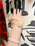 范嘉倫（VanCalen）和田玉吊墜如意925銀項鏈玉佩平安鎖女生輕奢小眾七夕情人節禮物 和田玉如意-18K金吊頭 曬單實(shí)拍圖