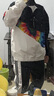 耐克（Nike）天朗足球耐克運(yùn)動(dòng)服外套男秋彩虹大勾子運(yùn)動(dòng)夾克CI9596-010 白黑#CI9596-010 M 曬單實(shí)拍圖