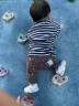 江博士（DR·KONG）秋季男女舒适婴儿宝宝鞋 透气舒适健康鞋 百搭国货步前鞋 杏/紫 20码 脚长约11.4-11.9 实拍图