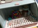 也雅（Yeya）婴儿奶瓶箱收纳盒沥水架宝宝用品餐具碗筷防尘辅食置物架收纳架篮 实拍图