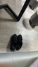 沙馳男鞋秋冬新款板鞋男士休閑鞋時尚英倫風(fēng)百搭帆布鞋平底系帶鞋子男 黑色 41 (255mm) 皮鞋碼 曬單實拍圖