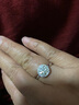喜鉆摩天輪鉆戒女鉑金群鑲克拉效果鉆石戒指求婚結婚戒指生日禮物 鉑金共1.37克拉IJ色（100+37） 曬單實(shí)拍圖