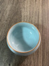 廷懷（TING·HUAI）窯李廷懷汝窯茶杯陶瓷品茗單杯主人杯汝州汝瓷全手工 大師天青紫口禪定杯 曬單實(shí)拍圖