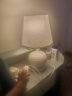 苏柏雪（suboxue） 陶瓷台灯卧室床头灯简约现代创意温馨暖光浪漫家用装饰床头柜灯 型号：127-A 遥控开关（三色变光+调亮度） 实拍图