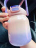 鯨奈斯孕婦保溫水杯大肚帶重力球吸管產(chǎn)婦專(zhuān)用大容量月子躺著(zhù)喝雙飲便攜 漸變粉紫【背帶+提手+雙飲口】 620ml 曬單實(shí)拍圖
