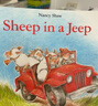 英文原版繪本 Sheep in a jeep 吉普車(chē)里的羊 廖彩杏書(shū)單韻文推薦 兒童圖畫(huà)書(shū) 曬單實(shí)拍圖