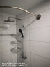 桂枫弧形可伸缩浴室淋浴隔断浴帘杆卫生间防水免打孔不锈钢杆L型110cm 实拍图