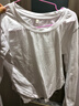 NOMe秋季長(cháng)袖t恤女打底衫褶皺收腰氣質(zhì)顯瘦上衣純色內搭 白色 L 曬單實(shí)拍圖