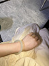 歐蒂朵新疆老坑和田玉手鐲女士年輕款白玉叮當(dāng)鐲細(xì)條晴水少女玉鐲子 【青玉】和田玉手鐲/62mm圈口 曬單實(shí)拍圖