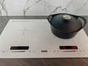 盛美（SAMUEL）電磁爐雙灶嵌入式超薄大功率家用電陶爐鑲嵌式臺式雙頭電池爐灶臺套裝一體電炒鍋雙眼電磁灶26新款 雙電磁爐-純白色2800W（雙核半橋技術(shù)） 曬單實(shí)拍圖