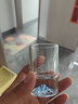 花季歲月 藍色金山一兩二兩白酒杯套裝家用玻璃帶刻度水晶高檔中式酒具 6只一兩藍山杯+杯架 曬單實拍圖