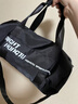 雙星旅行包男士大容量干濕分離健身包運動(dòng)短途出差旅游行李包防潑水 黑色【獨立鞋倉+干濕分離】 曬單實(shí)拍圖