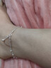 COISE轉運珠腳鏈女款鈴鐺腳鏈學(xué)生銀飾品925銀時(shí)尚雙層腳生日送女友 925銀學(xué)生鈴鐺腳鏈雙層轉運珠 曬單實(shí)拍圖
