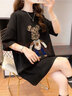 FSHE特加肥加大碼300斤短袖T恤女夏裝新款胖mm寬松遮肚半袖上衣20 白色 2XL _(建議165-200斤) 曬單實(shí)拍圖