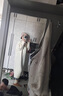 矜持范法式感翻領(lǐng)針織衫女2025秋冬新款慵懶風(fēng)寬松中長款毛衣外套 米白 M 【80-95斤】 曬單實(shí)拍圖