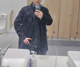 GXG男裝 黑色簡約時尚長款大衣 23年冬季新款GEX12628524 黑色 L 曬單實拍圖