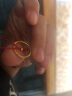 周大福520情人节礼物简约 素圈戒指 足金黄金戒指(工费:120计价)EOF1 8号 足金 约1.65g 实拍图