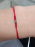 諦靈本命年碎銀幾兩手鏈s925銀轉運珠紅繩女虎年編織手繩男閨蜜情侶 平安紅-手鏈款【長(cháng)度可調節】 曬單實(shí)拍圖
