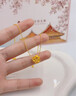 中國黃金（CHINA GOLD）蓮花黃金轉運珠男女款足金DIY配件紀念日生日禮物送女朋友老婆 足金蓮花轉運珠約0.22g【單轉運珠】【紀念品】 曬單實(shí)拍圖