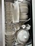 冠朴（GUANPU）碗碟套装家用景德镇骨瓷餐具轻奢欧式简约骨瓷碗盘套装 实拍图