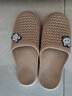 于系涼拖鞋女夏季居家包頭鞋室內防滑家用平底涼鞋女外穿韓版半拖 【4251】咖色 37 曬單實(shí)拍圖
