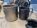 鎧斯（KEITH）鎧斯折疊水杯戶(hù)外便攜杯子輕量純鈦露營(yíng)水杯可燒水野營(yíng)鈦杯單層杯 Ti3208(650ML)帶蓋 曬單實(shí)拍圖