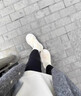 木清清毛毛拖鞋女外穿2024新款早秋冬孕婦懶人辦公室內家居毛絨交叉棉拖 【白色】毛毛交叉棉拖 38-39碼（適合37-38） 曬單實拍圖