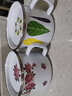 歐麗家琺瑯搪瓷杯泡面碗杯帶蓋學(xué)生宿舍便當飯盒創(chuàng  )意有蓋方便面湯碗 連理花 14cm 1200ml 曬單實(shí)拍圖