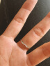 YYEU银简约线条戒指女几何绕指柔指环冷淡开口食指戒饰品 925银简约线条戒指 实拍图