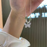老鳳祥和田玉925銀項(xiàng)鏈女珠光蝴蝶吊墜生日周年情人節(jié)紀(jì)念日禮物送女友 珠光蝴蝶項(xiàng)鏈*品牌禮盒 曬單實(shí)拍圖