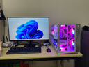 航嘉（Huntkey）S960暴風(fēng)雪X 海景房機箱 電腦機箱（雙面鋼化玻璃/左右分區(qū)/360水冷/9風(fēng)扇位/MATX主板/40系顯卡） S960暴風(fēng)雪X-白色+9個冰川炫彩風(fēng)扇 曬單實拍圖