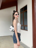 慕昂小眾質(zhì)感銀色包包女2023新款夏季單肩斜挎包高級感褶皺腋下新月包 銀色 曬單實(shí)拍圖