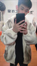 安初夏羊羔毛絨外套男士休閑套裝冬季新款寬松棉衣男裝保暖棉服三件套潮 米白外套+加絨白+加絨褲子黑 L 曬單實(shí)拍圖