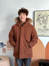 哈吉斯（HAZZYS）男裝 冬款PHIZ外套【張晚意明星同款】羽絨服男ASFZU0BDI09 深褐色DW XL (180/100A 50) 曬單實(shí)拍圖