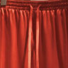 金三塔商场同款真丝睡衣女两件套100%桑蚕丝宽松情侣丝绸睡衣套装 焦糖红（重磅19姆米） L 实拍图