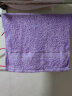 竹之锦毛巾竹纤维儿童毛巾洗脸小毛巾吸水不掉毛擦手巾 紫色27×50cm 55g 实拍图