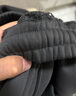 古由卡（GUUKA）潮牌抓絨加厚束腳衛褲男士秋季新款經(jīng)典百搭休閑保暖親膚長(cháng)褲寬松 深灰 加絨 L 曬單實(shí)拍圖