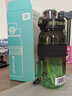 BOTTLED JOY噸噸杯學(xué)生水杯耐高溫太空杯提繩便攜運動(dòng)水壺塑料杯漸變隨手杯 綠魔黑澤*tirtan*雙飲 0.75L 曬單實(shí)拍圖