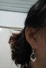 寶曼丹 BORMENDAM水滴形寶石耳環(huán)女士高級感輕奢小眾氣質(zhì)時(shí)尚百搭長(cháng)款鑲鉆耳釘耳墜 藍水晶菱形耳環(huán) 曬單實(shí)拍圖